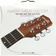 Calperia Ekstra Hafif Piccolo Akustik Gitar Tel Seti (650 Mm, 80/20 Bronz)