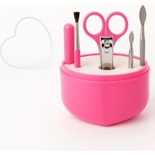 Calperia 10'lu Paslanmaz Çelik Manikür Pedikür Seti - Seyahat Için Taşınabilir Kutu