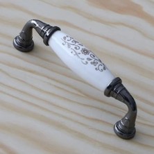 Calperia Gerçek Porselen Beyaz Füme Mutfak Kulp