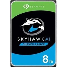 Seagate ST8000VE001 Skyhawk 3.5" 8tb 7200RPM 256MB Sata (2 Yıl Garanti) 7/24 Harddisk