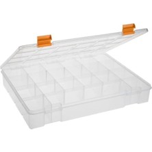 Calperia 13 Bölmeli Şeffaf Organizer Kutu - Hobi, Takı ve Parça Düzenleyici