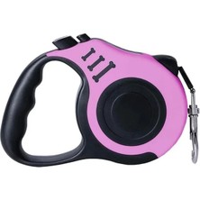 Calperia Geri Çekilebilir Köpek Tasması 5m, 360° Dolaşmayan Tasarım (Gri)