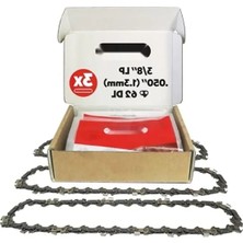 Calperia 3'lü Paket Motorlu Testere Zinciri, 45,7 cm Çubuk Için, Düşük Geri Tepme