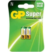 MiraLive Gp Lr1 / N Boy / 910A 1.5V Alkalin  Pil 2'li Paket