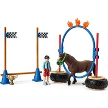 Calperia Pony Yarış Seti – Eğlenceli Oyun Figürü