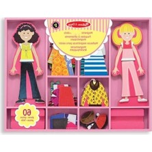 Calperia Ahşap Mıknatıslı Giydirme Seti - 56 Parça