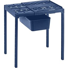 Calperia Ayarlanabilir Dolap Rafı ve Düzenleyici, Mavi