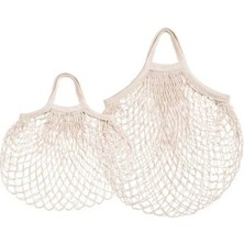 Calperia 2'li Doğal File Çanta Seti