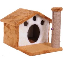 Calperia Dayanıklı Kedi Tırmalama Tahtası - Kahverengi