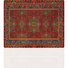 BLS 48X40 cm Büyük Boy Oyuncu Mouse Pad Kaymaz Taban Fare Altlığı Gaming Mousepad L Kilim Desenli