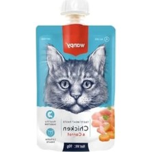 Calperia Taze Tavuk ve Havuçlu Kedi Et Ezmesi 90 gr