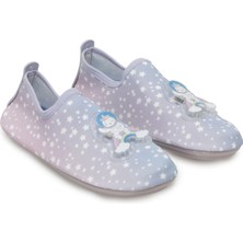 Peluche Lila Kız Çocuk Deniz Ayakkabısı Raınbow