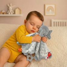 Bbsky Diş Kaşıyıcılı Güvenli Bebek Uyku Arkadaşı, Unisex Peluş Sarılma Oyuncağı