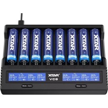 Uslucan Alışveriş Xtar Vc8 Sekizli Li-Ion / Nı-Cd / Nı-Mh Pil Şarj Cihazı