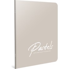  gıpta pastels a4 tel dikişli pp kapak defter 100 yaprak kareli (4 lü paket) 4121