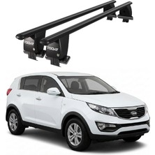 Today Auto Royal Kia Sportage (2010-2013) Uyumlu Siyah Kilitli Ara Atkı Port Bagaj Tavan Barı