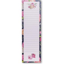  victoria's journals spring garden 5,5x18,5cm slim sticker yapışkanlı not kağıdı planlayıcı 80 gram