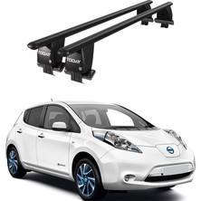 Today Auto Royal Nissan Leaf (2010-2018) Uyumlu Siyah Kilitli Ara Atkı Port Bagaj Tavan Barı