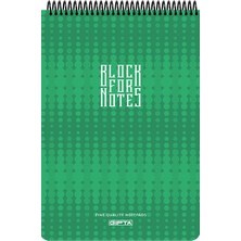  gıpta block for notes a5 spiralli pp kapak bloknot (not defteri) 100 yaprak kareli (6 lı paket) 2933
