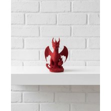 MiraLive Kırmızı Ejderha Biblo 12 cm