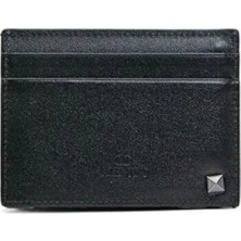 Valentino Garavani Rockstud Siyah Deri Kartlık