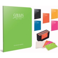  gıpta canvas a4 tel dikişli pp kapak defter 100 yaprak çizgili (4 lü paket) 6663