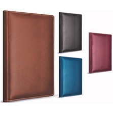 Gıpta Modelist İp Dikişli Deri Kapak Not Defteri 17X24Cm 160 Yaprak Kareli (2 Li Paket) 1604