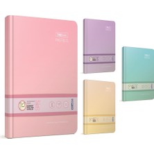  gıpta thebook pastels ıp dikişli sert kapak not defteri 20x28cm 200 yaprak kareli (2 li paket) 3305