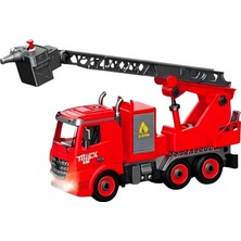 Butik Mey Ithalat® Işıklı Uzaktan Kumandalı Sök Tak Itfaiye Aracı