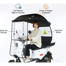 Erd Scooter Motosiklet Yağmurluk Tente Çadır Kumaşı Şemsiye Gölgelik Branda