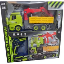 Aylina Mey Ithalat® Işıklı Uzaktan Kumandalı Sök Tak Vinçli Kamyon