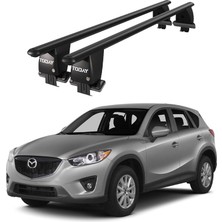 Today Auto Royal Mazda Cx-5 (2012-2015) Uyumlu Siyah Kilitli Ara Atkı Port Bagaj Tavan Barı