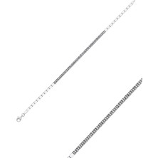 Zümrüt Sarraf 14 Ayar Altın Taşsız Su Yolu Bileklik