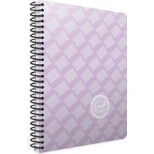 Gıpta Smooth Spiralli Karton Kapak Defter 19X26Cm 80 Yaprak Kareli (4 Lü Paket) 3790