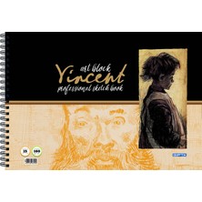 Gıpta Vincent Art Block Spiralli Resim Defteri 35X50Cm 15 Yaprak (4 Lü Paket) 2577