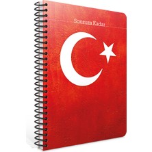  gıpta sonsuza kadar a4 spiralli karton kapak lastikli not defteri 80 yaprak kareli (4 lü paket) 6494