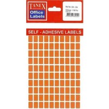 Tanex Ofc-107 Ofis Etiketi Fosforlu Kırmızı 1075305