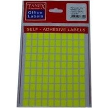  tanex ofc-107 ofis etiketi fosforlu sarı 1075505