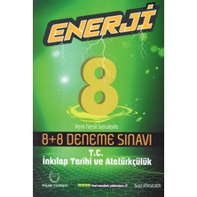Palme Yayınevi Hazırlık 8. Sınıf Enerji İnkılap Tarihi 8+8 Deneme