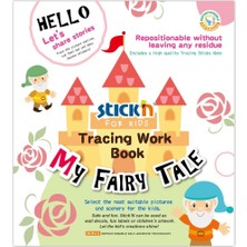  hopax stickn peri masalı kitabı yapışkanlı çıkartma kitabı 20x15cm 30 sayfa 29027