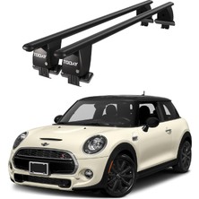 Today Auto Royal Mini Cooper (2014-2018) Uyumlu Siyah Kilitli Ara Atkı Port Bagaj Tavan Barı