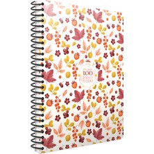 Gıpta 100 Things A4 Spiralli Karton Kapak Defter 80 Yaprak Kareli (4 Lü Paket) 3898