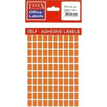 Tanex Ofc-110 Ofis Etiketi Kırmızı 5 Adet 1105305