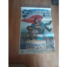 Süpermen Supermen 3 Fılm Afısı Chrıstopher Lee 68×98 cm Ebattadir Postup Ile Gonderilmektedir Temiz Durumdadir