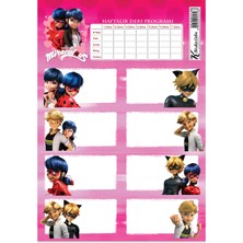  lady ders programlı okul etiketi 20 li