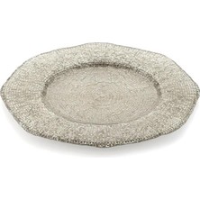 Ivv Diamente Sunum Tabağı Bej 34CM