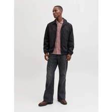 Jack & Jones Black Erkek Jjbaxter Contrast Collar Jacket Model Kodu: 12289181BLACK