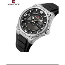 Naviforce Silikon Kayışlı Siyah Kadran Kol Saati 12759
