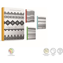  madagascar notes ıp dikişli sert kapak not defteri 19x26cm 120 yaprak çizgili (2 li paket) 4500