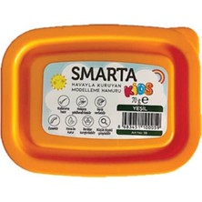  akıllı model hamuru (modelleme hamuru) sanat kili kids yeşil 70 gram (6 lı paket) 30000038
